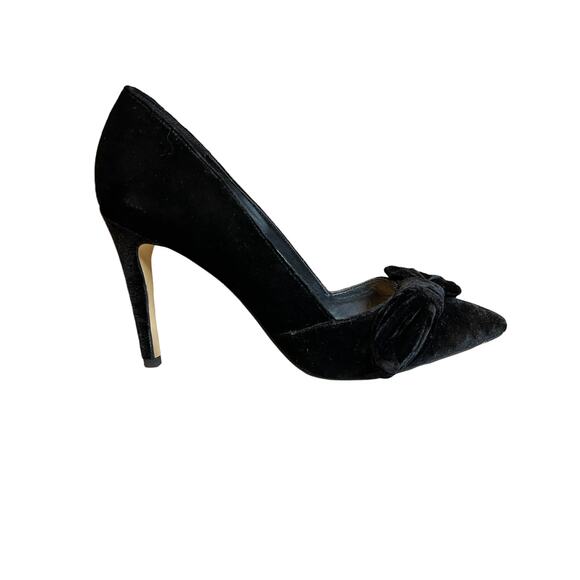 Marc Fisher Omnighta velvet bow dressy heels 8 - Picture 1 of 8